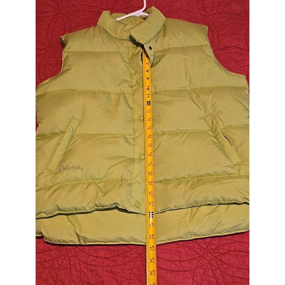 Cabela's Men’s Premier Northern Goose Down Outdoor Gear Vest Size Large - Picture 9 of 10